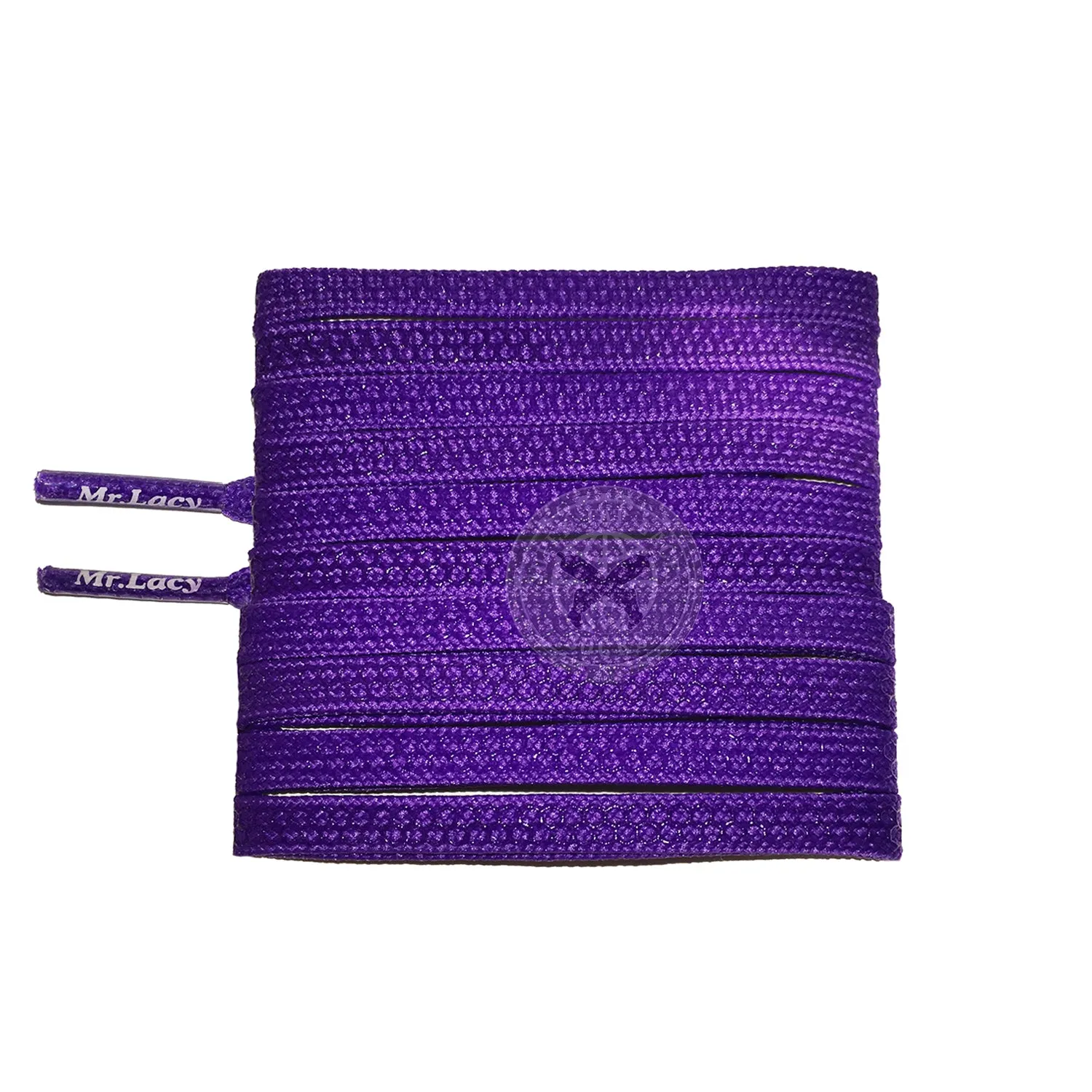 Mr Lacy Goalies - Violet Football Shoelaces