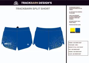 MRCC-- Womens Split Track Short