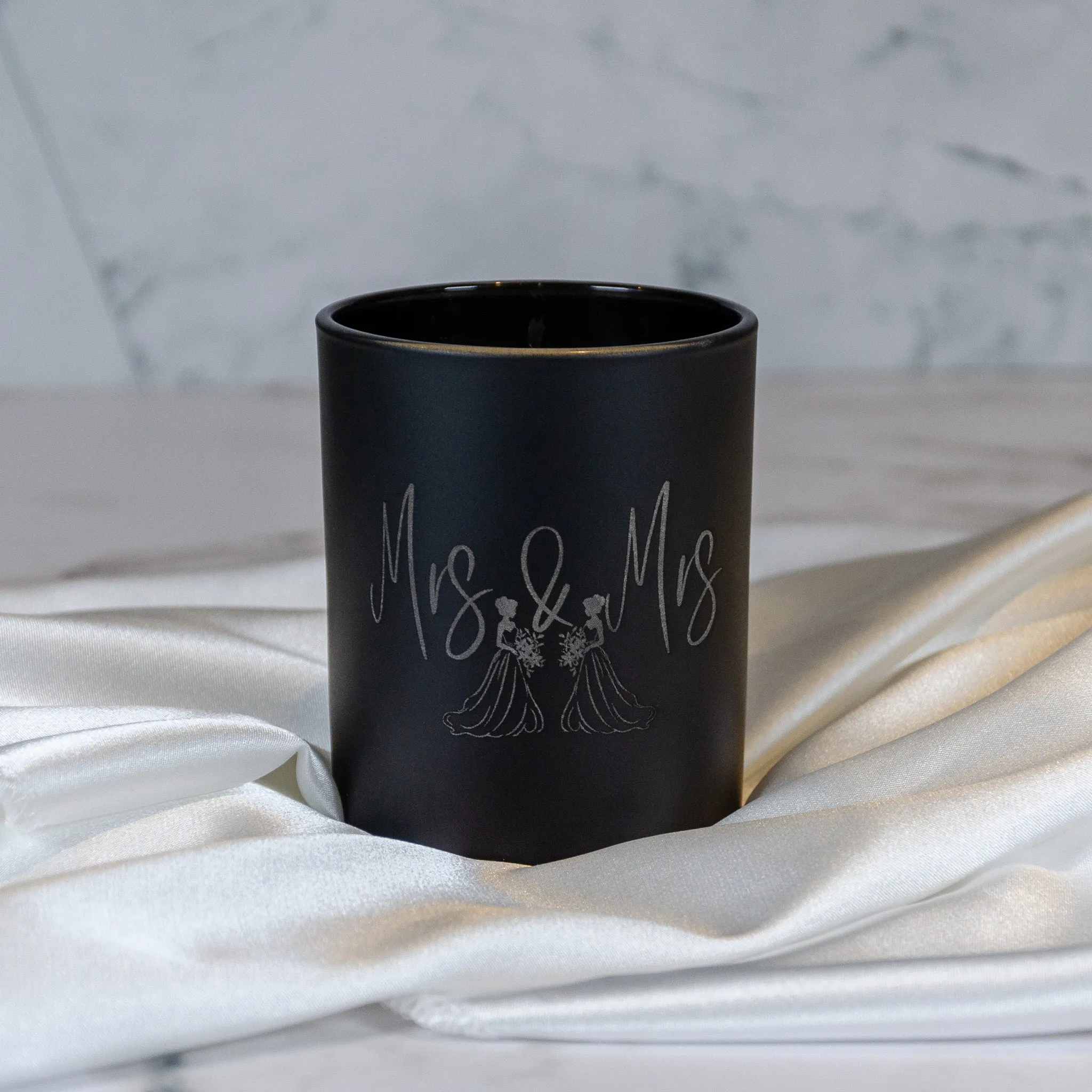 'Mrs & Mrs' - Medium Candle