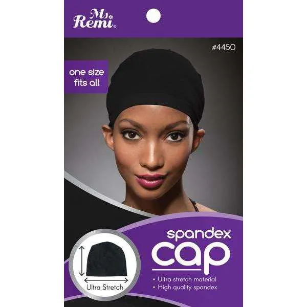 Ms. Remi Spandex Cap Black