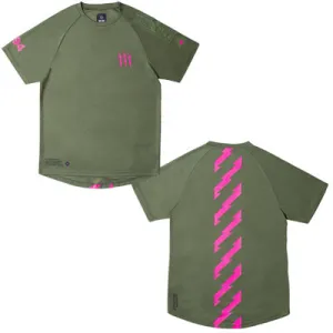 Muc-Off  Mtb Short Sleeve Grn Green Medium Men'S Short Sleeve Riders Jersey  Apparel