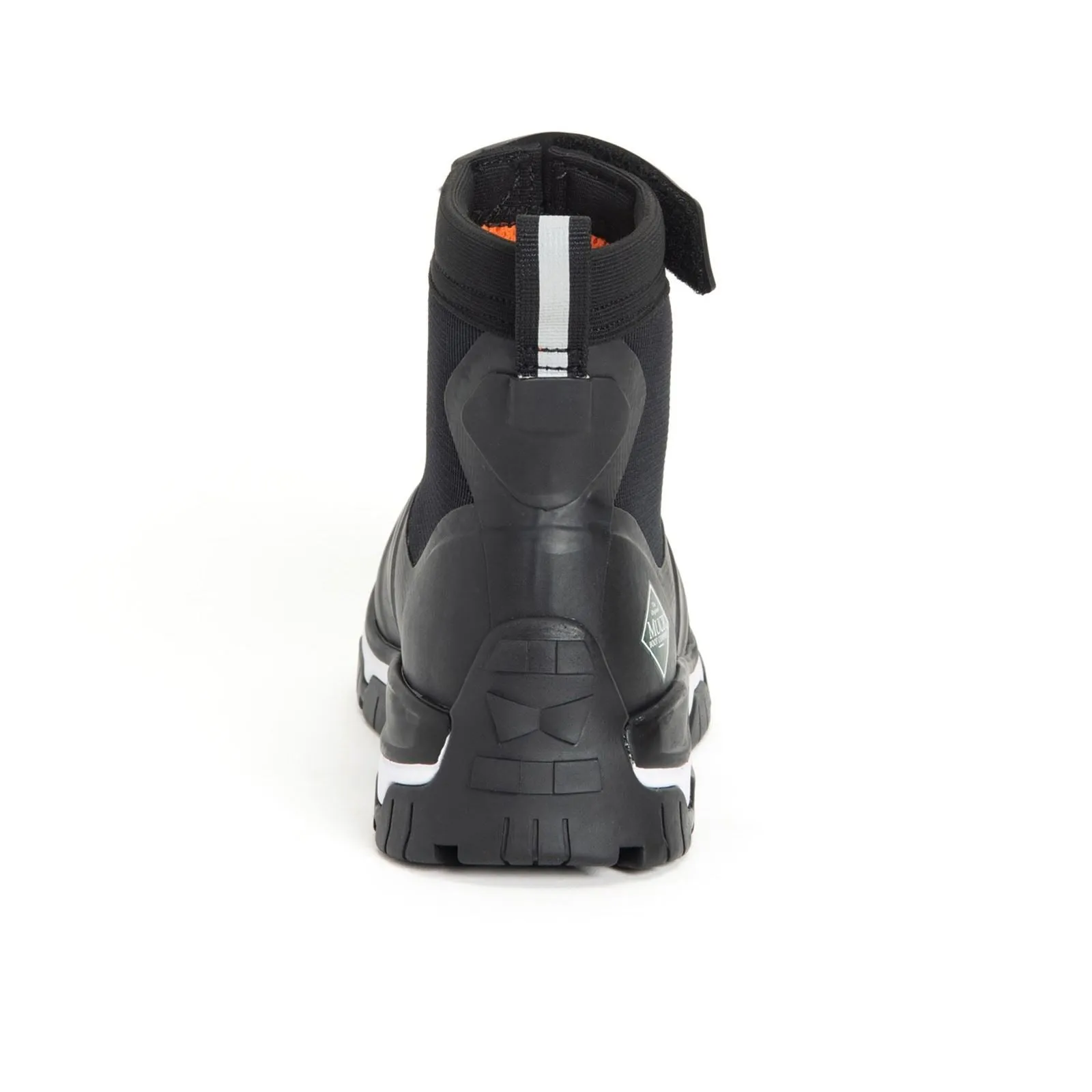 Muck Boots Apex Mid Zip Rubber Black/White Wellington Boots