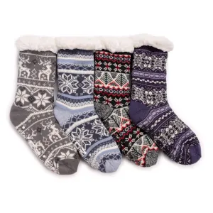 Muk Luks Women's Cabin Socks Assorted Assorted