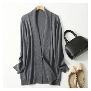 Mulberry Silk Knitted Sweater - Cozy, Elegant, and Versatile for Autumn