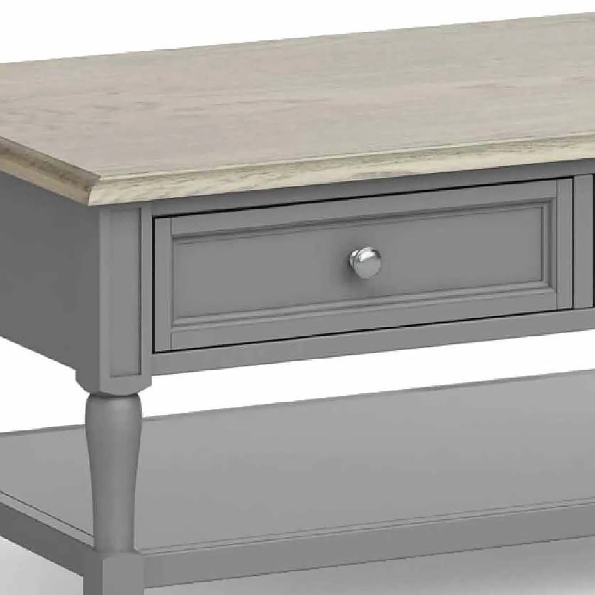 Mulsanne Grey Coffee Table with Storage