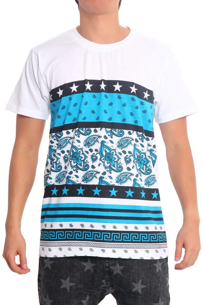 Multi Collection Pattern Print T-Shirt