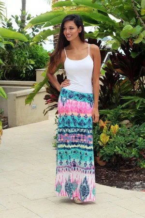 Multi Color Maxi Skirt