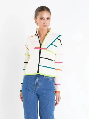 Multi Colored Striped Sweater