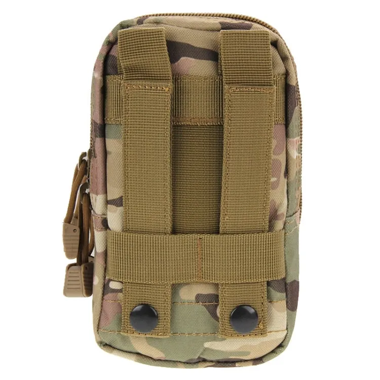 Multi-function High Density Strong Nylon Fabric Waist Bag / Camera Bag / Mobile Phone Bag, Size: 9.5 x 18.5 x 8cm (Camouflage)