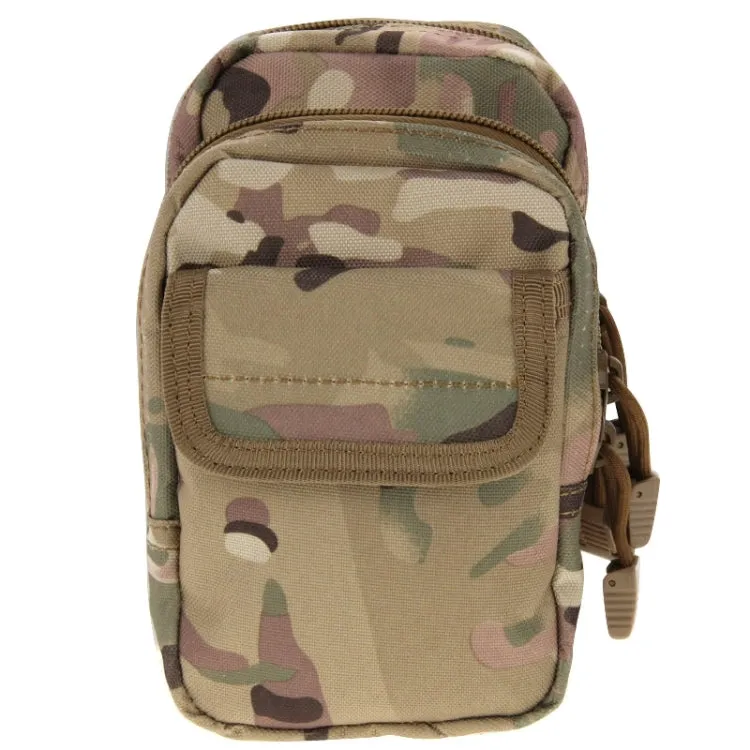 Multi-function High Density Strong Nylon Fabric Waist Bag / Camera Bag / Mobile Phone Bag, Size: 9.5 x 18.5 x 8cm (Camouflage)