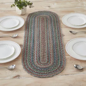 Multi Jute Oval Runner 12x36