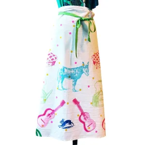 Multi Prints Waist Apron