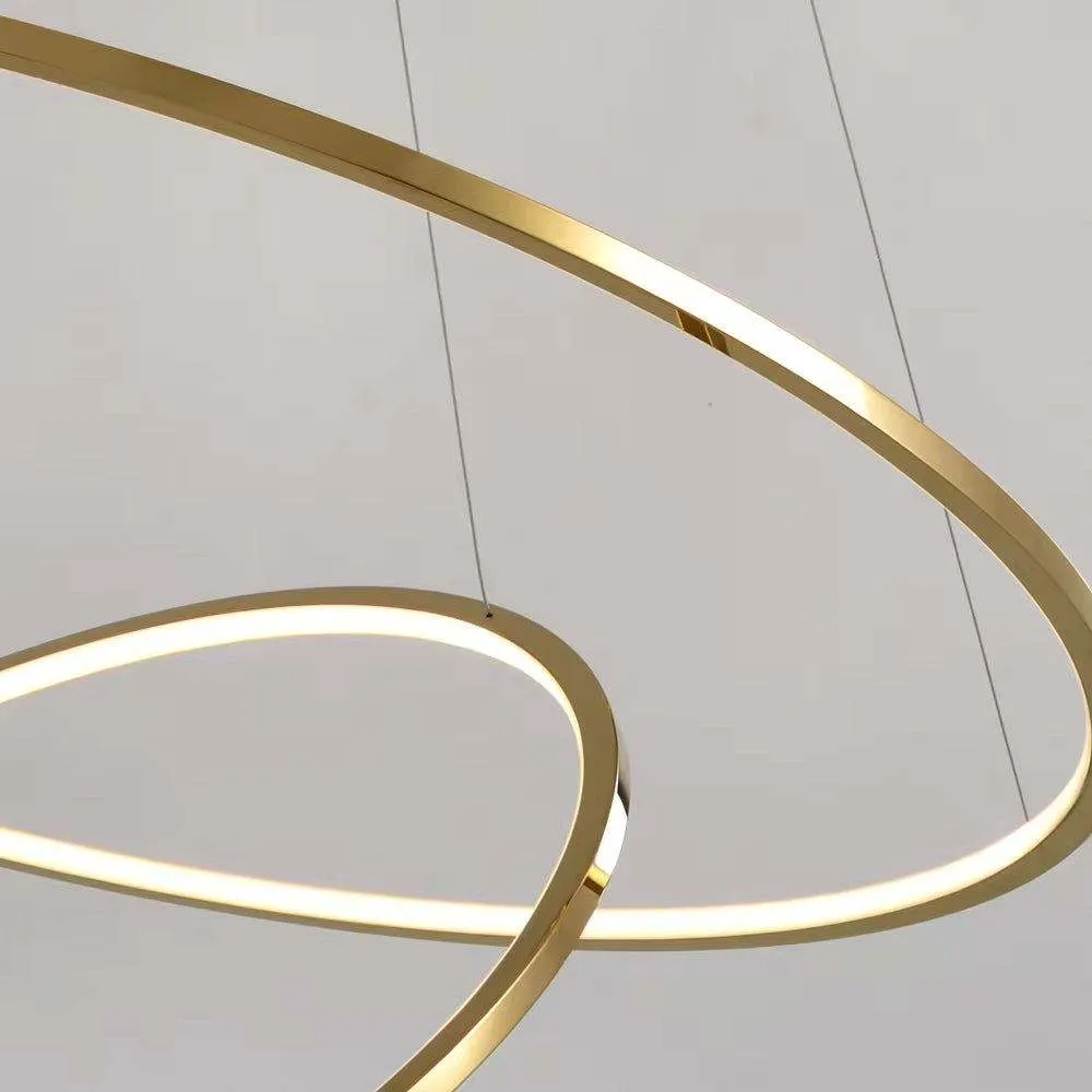 Multi-ring chandelier