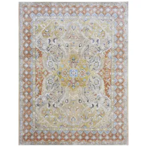 Multi Traditional Silk Rug - 8' x 10'6"