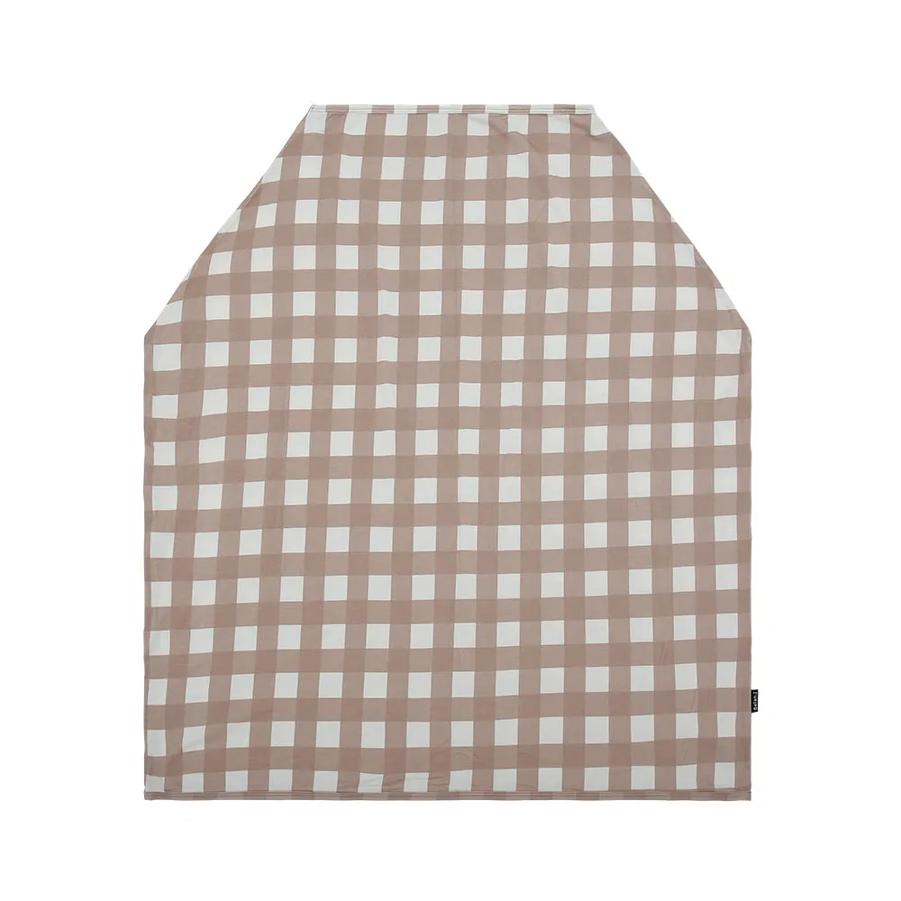 Multi-Use Nursing Cover - Taupe Plaid