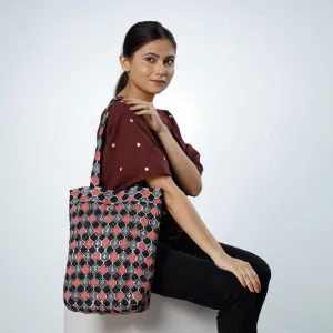 Multicolor - Handcrafted Quilted Sanganeri Block Printed Shoulder Bag