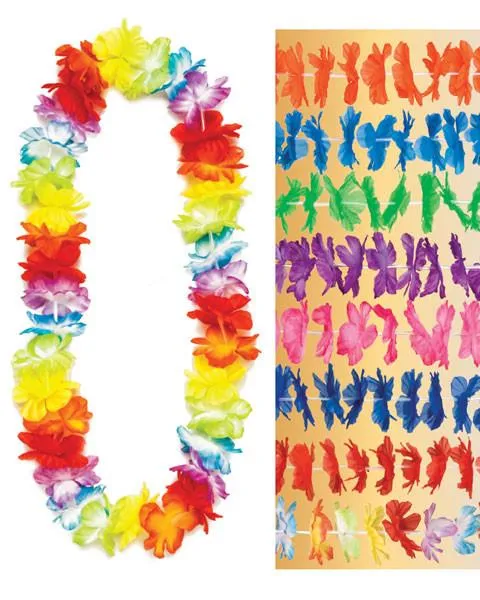 Multicolor Island Lei