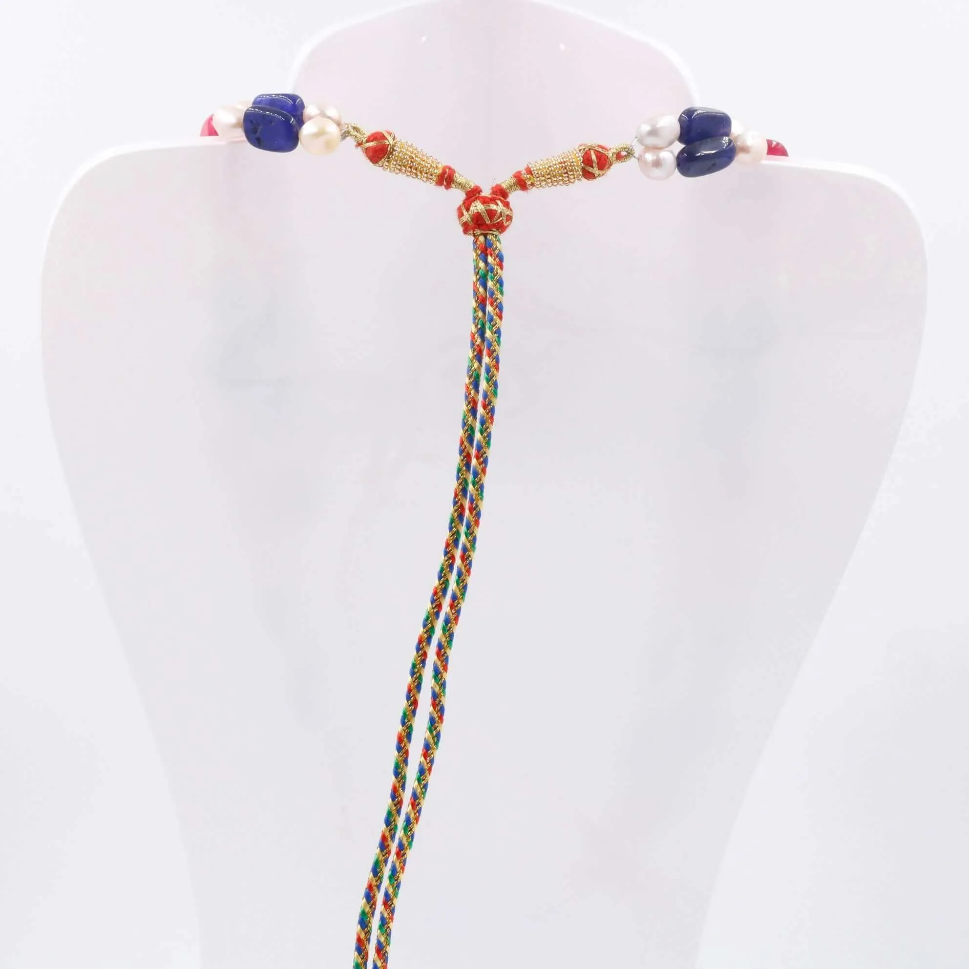 MultiColor Quartz w/ Fresh Water Pearl Necklace Natural Quartz w/ Fresh Water Pearl Necklace Layered Necklace w/ Quartz and FWP SKU 6143120