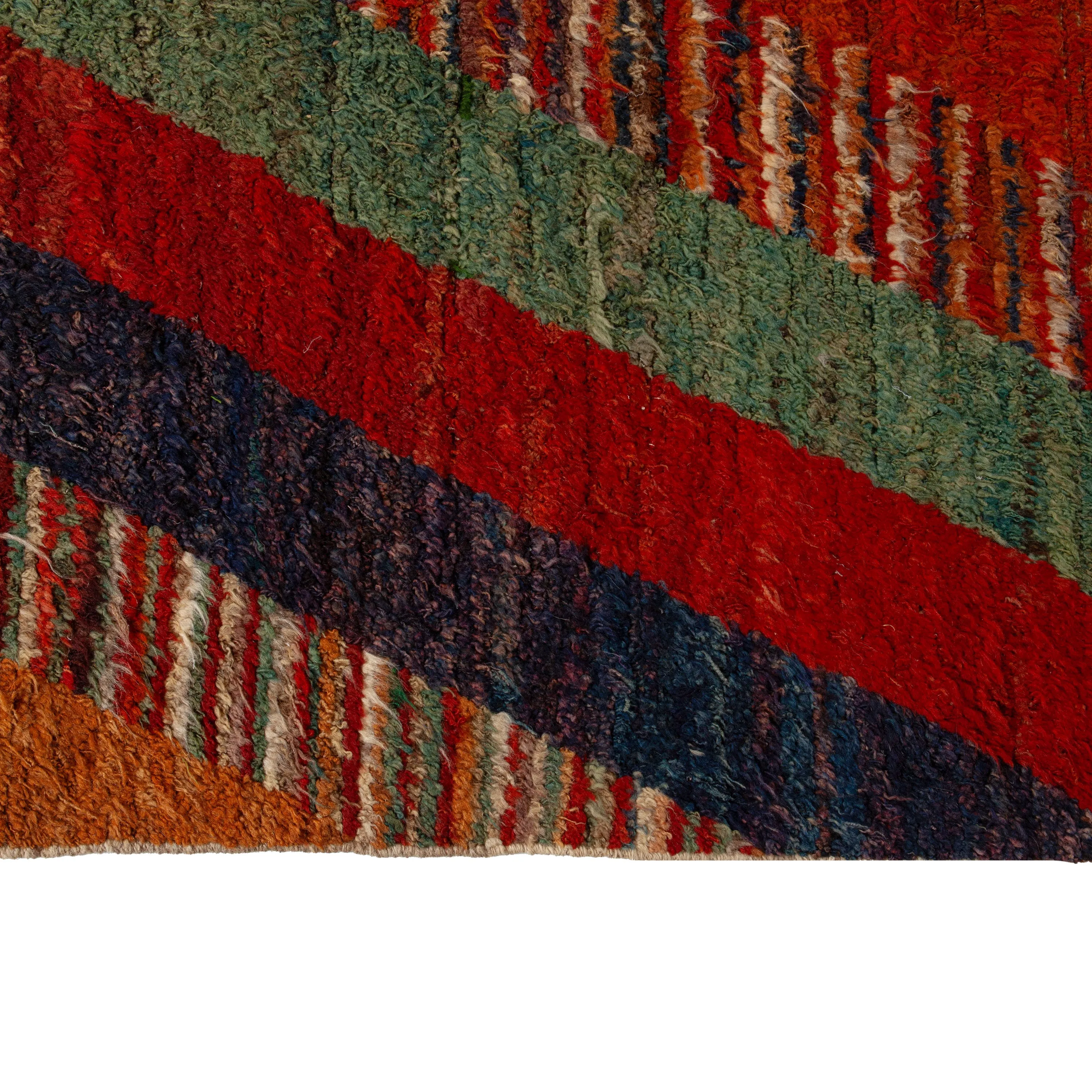 Multicolored Transitional Wool Rug - 9'9" x 13'4"