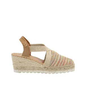 Multicolored Wedge Espadrille for Women - Terra-CL