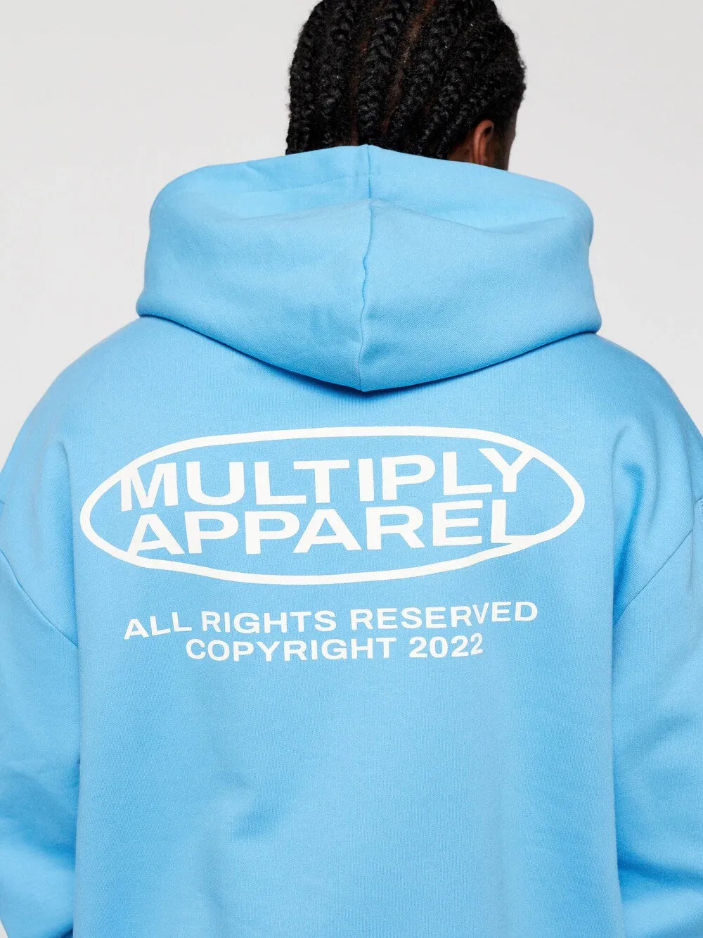 Multiply Apparel sweatshirt, light blue