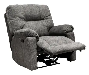 Muncey Polyester Recliner - Grey