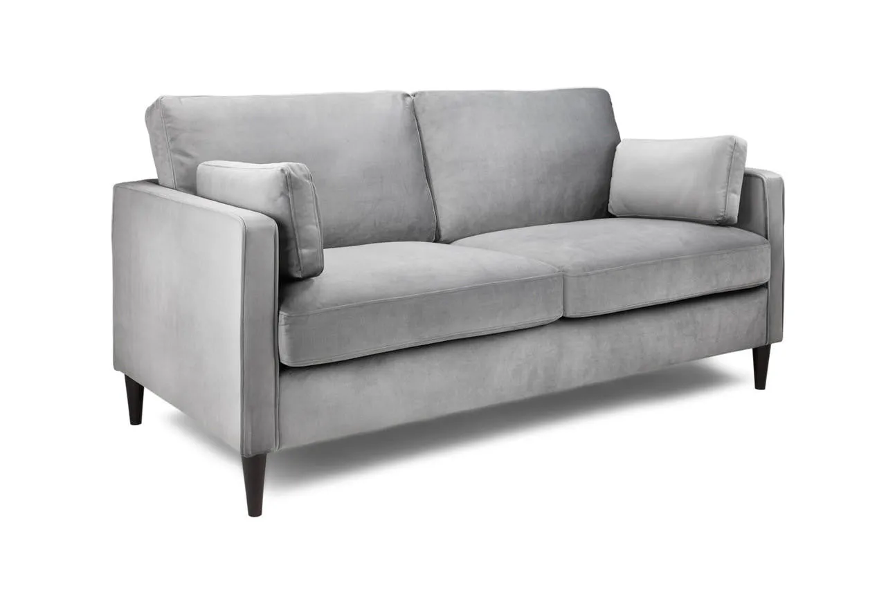 Munich Sofa - Plush Grey 3 Seater - 180 CM