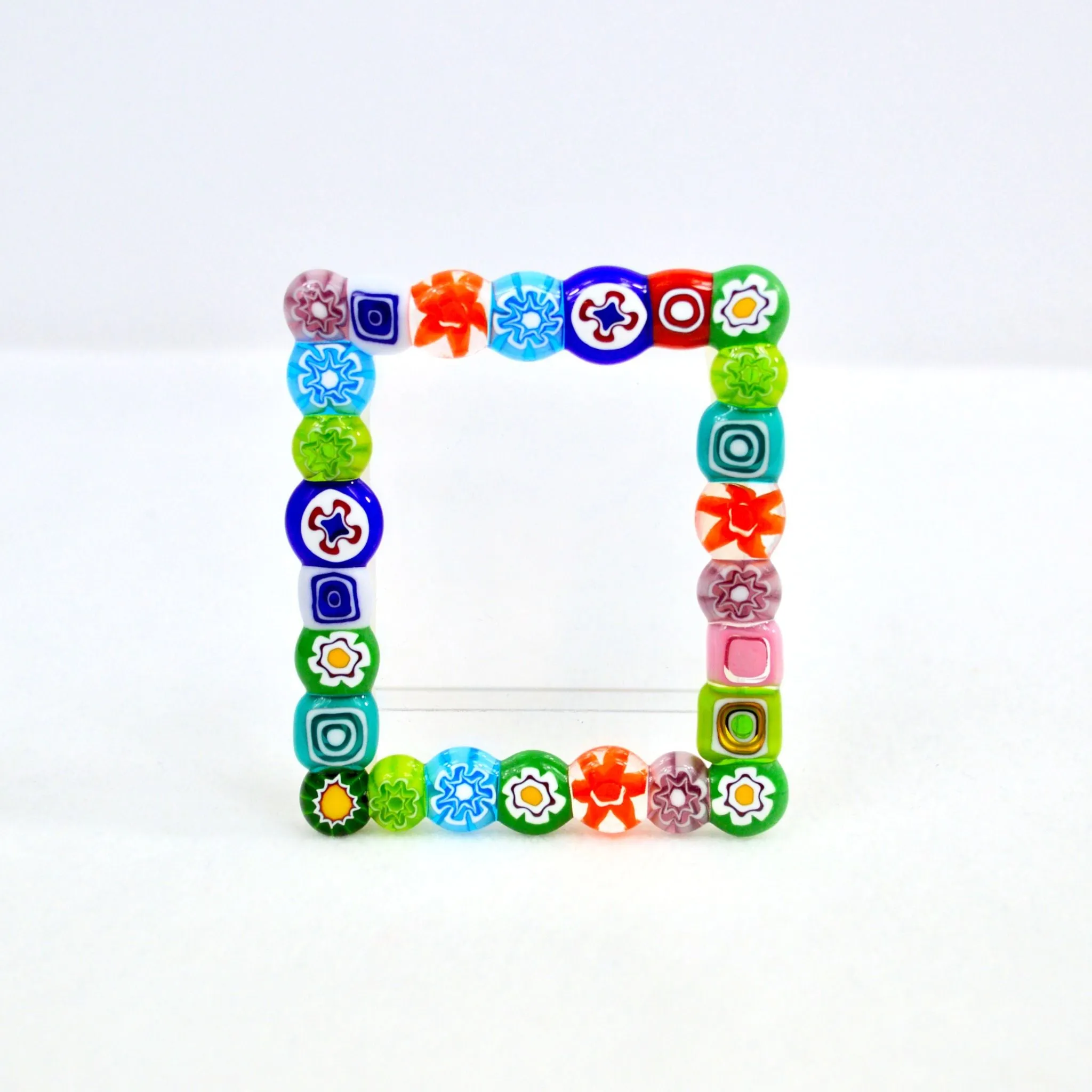 Murano Glass Millefiori Mini Photo Frame