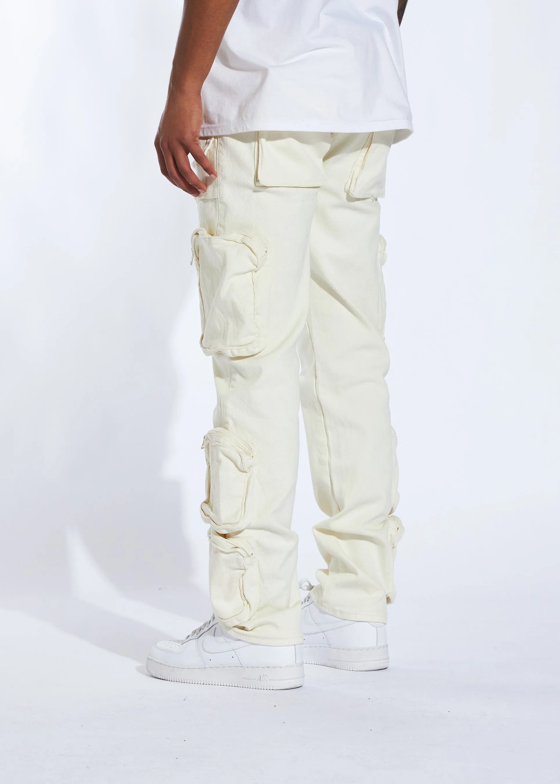 Murthy Cargo Denim (Cream)