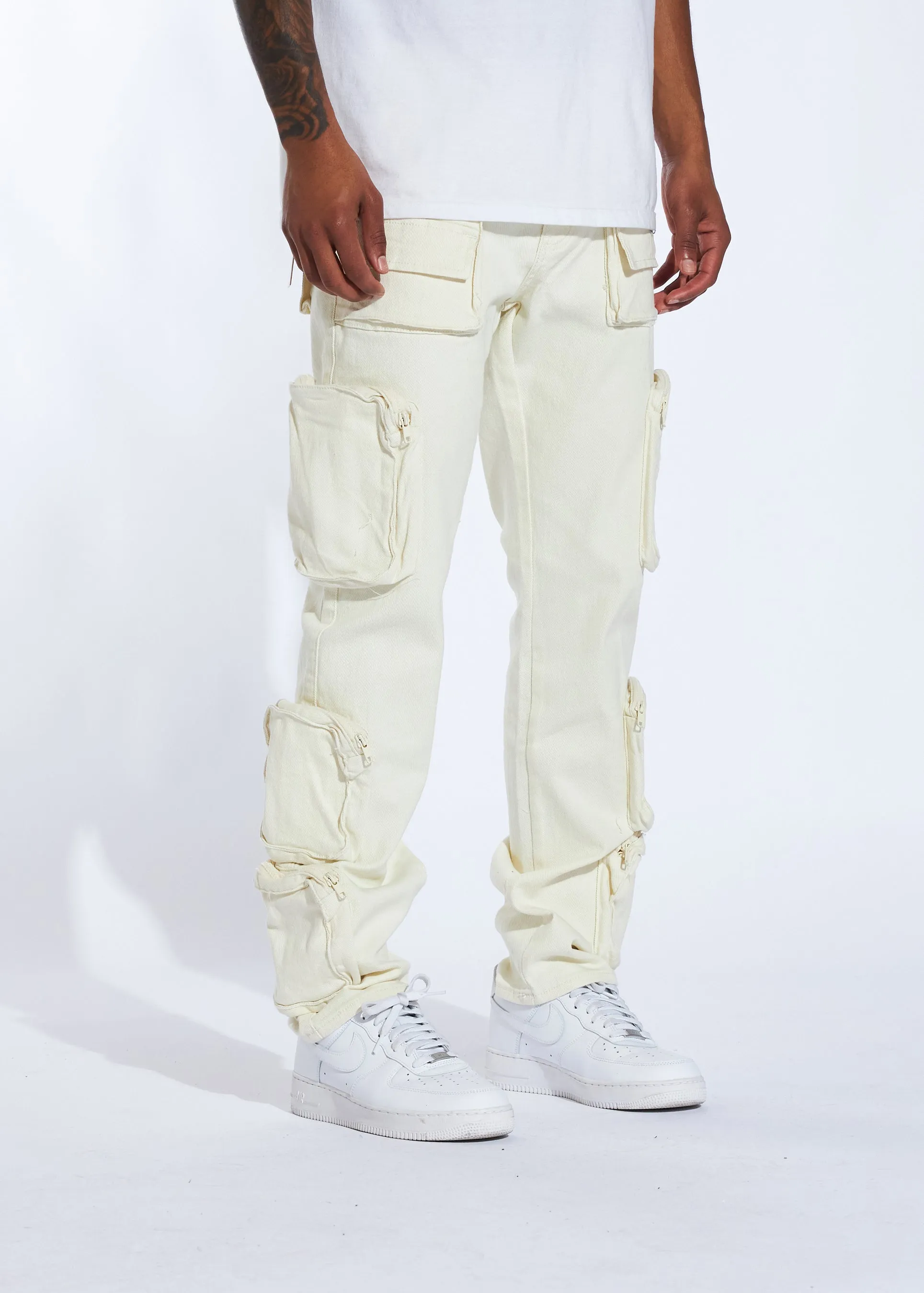 Murthy Cargo Denim (Cream)