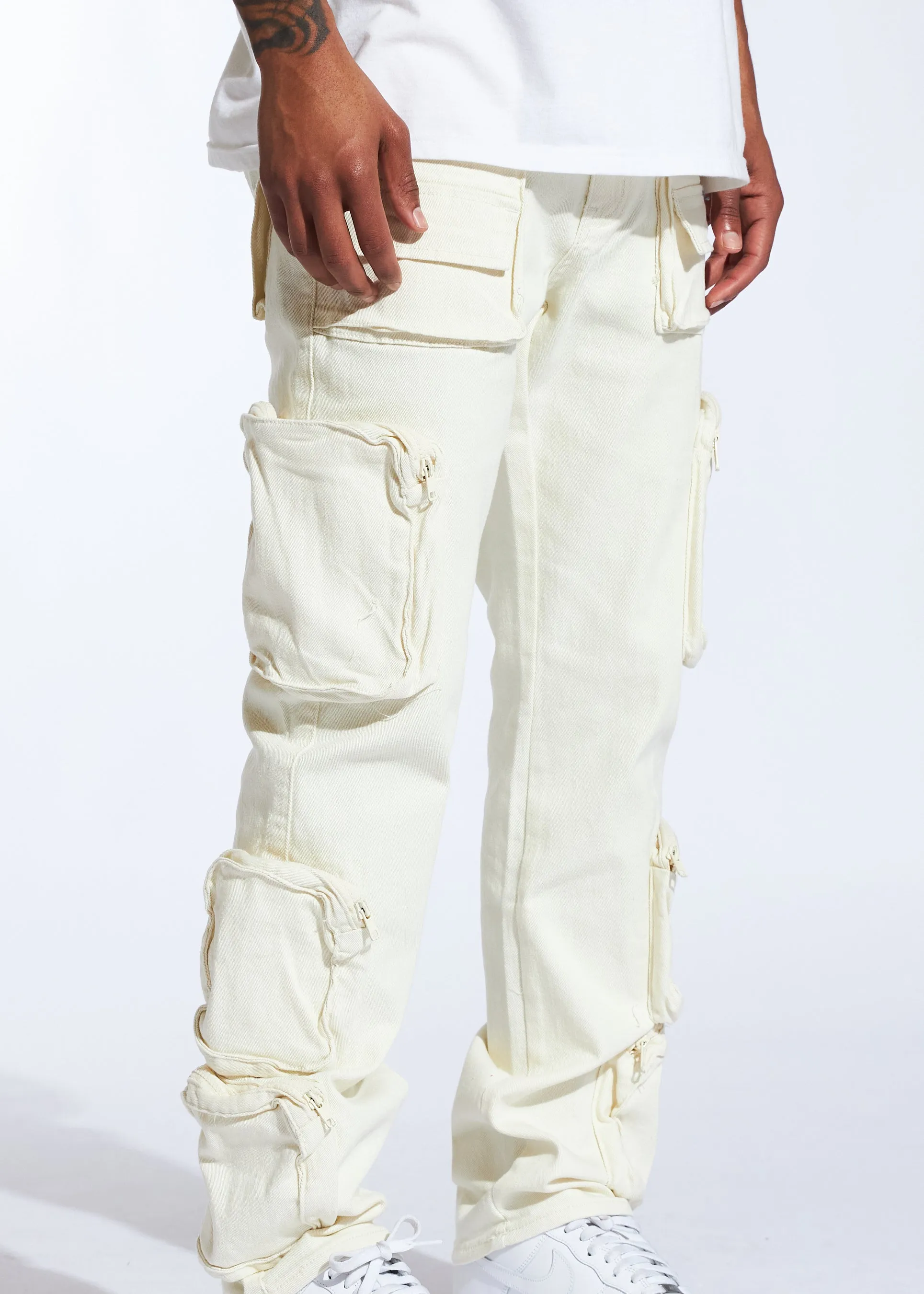 Murthy Cargo Denim (Cream)