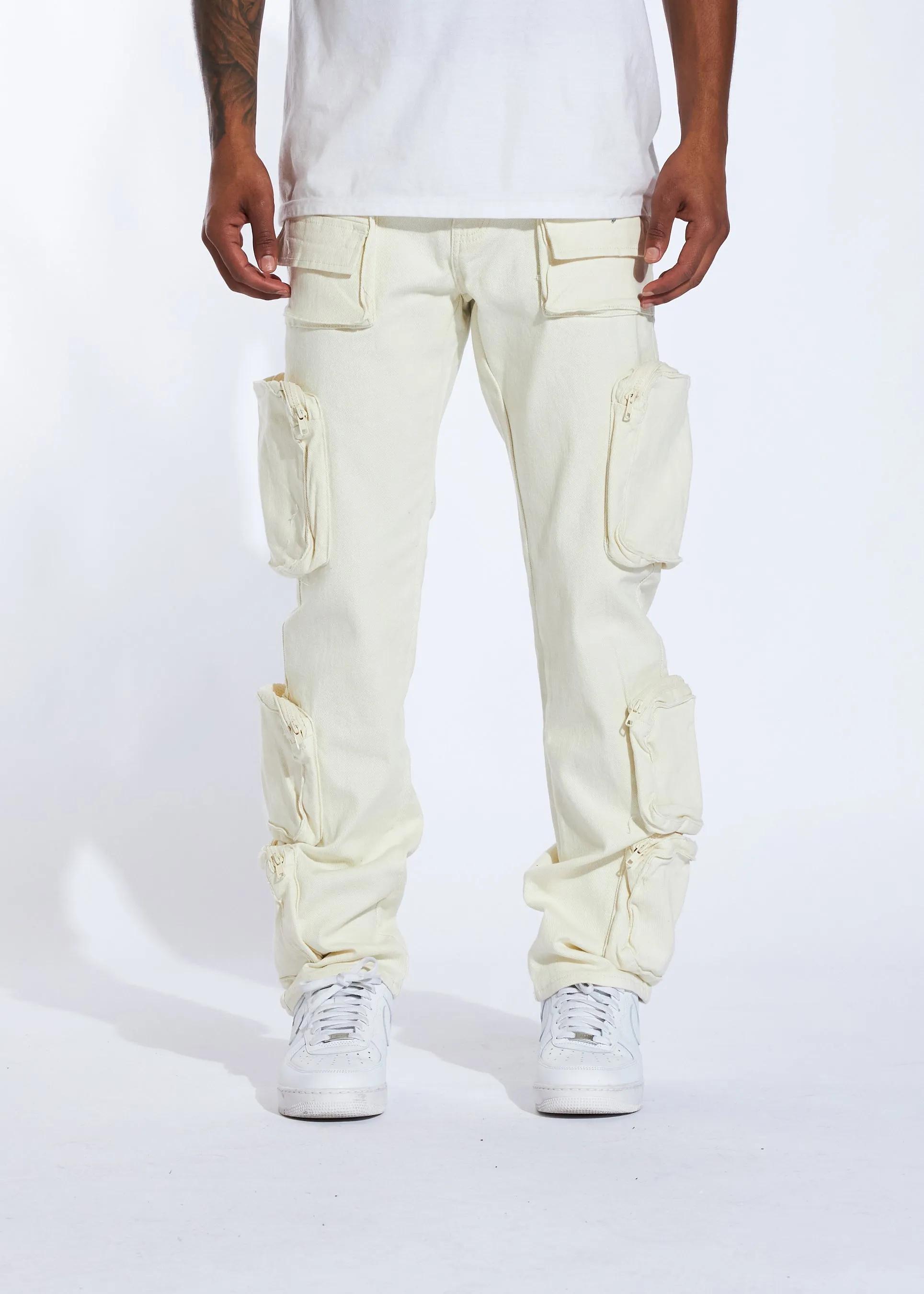 Murthy Cargo Denim (Cream)