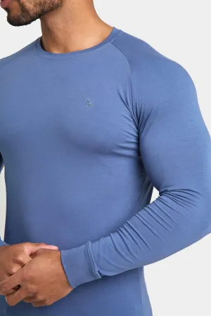 Muscle Fit T-Shirt in Denim Blue