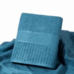 Mush Hearth & Haven Bamboo Towels for Bath Large Size | 450 GSM Bamboo Bath Towel for Men & Women | Soft, Highly Absorbent & Quick Dry | 70 X 140 cms (Teal)