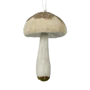 Mushroom Hanging  White 11cm