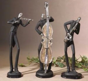 MUSICIANS FIGURINES, S/3