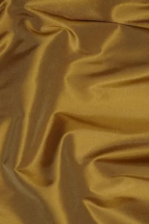 Mustard Brown Taffeta Silk Fabric