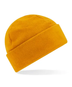 Mustard - Recycled fleece cuffed beanie