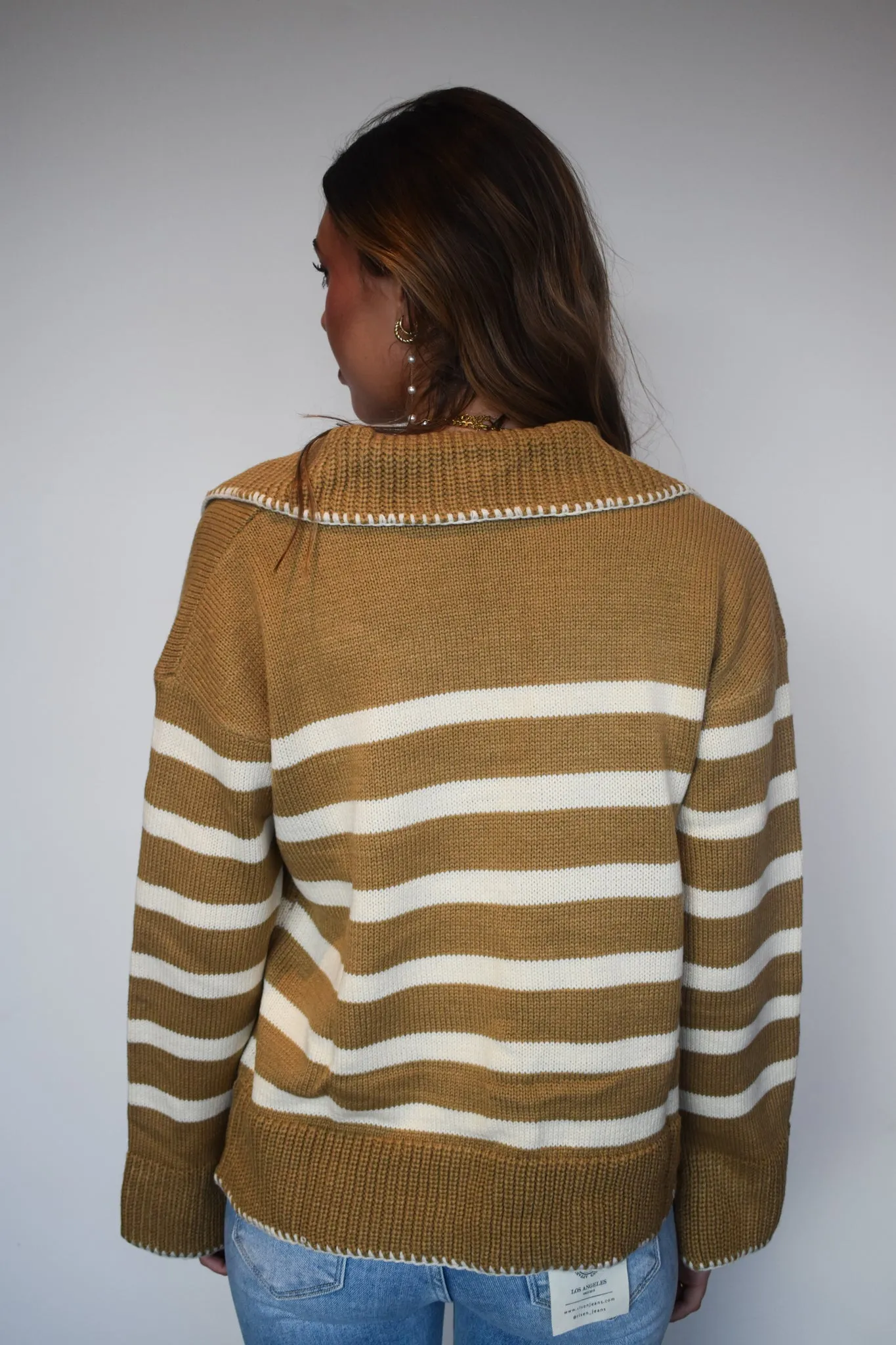 Mustard Stripe Sweater