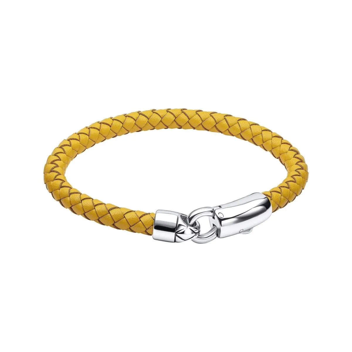 Mustard Yellow Leather Bracelet