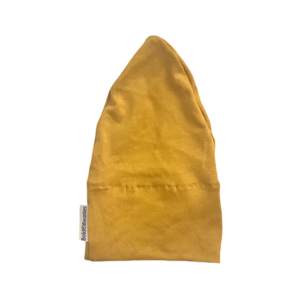 Mustard Yellow Plain Women's Cancer Alopecia Hat