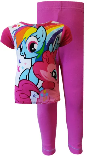 My Little Pony Pinkie Pie and Rainbow Dash Cotton Toddler Pajama