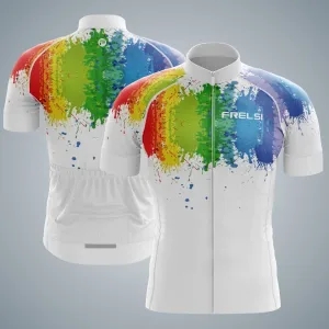 My Rainbow Graffiti | Men's Short Sleeve Cycling Jersey