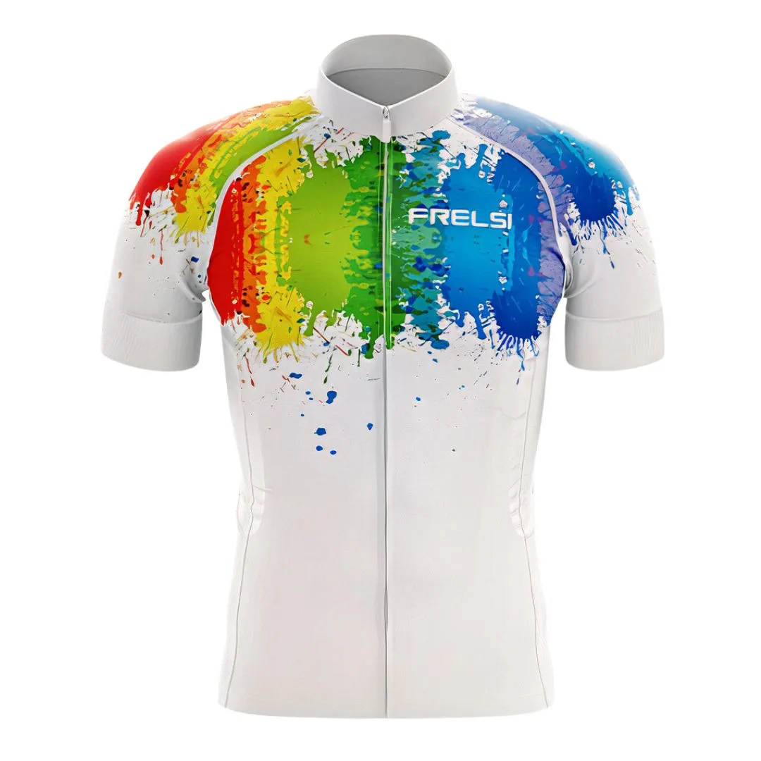 My Rainbow Graffiti | Men's Short Sleeve Cycling Jersey