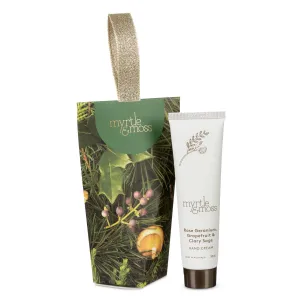 Myrtle and Moss Rose Geranium, Grapefruit & Clary Sage Christmas Ornament Hand Cream 30ml