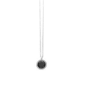 Mysterious - Black & White Diamond Necklace