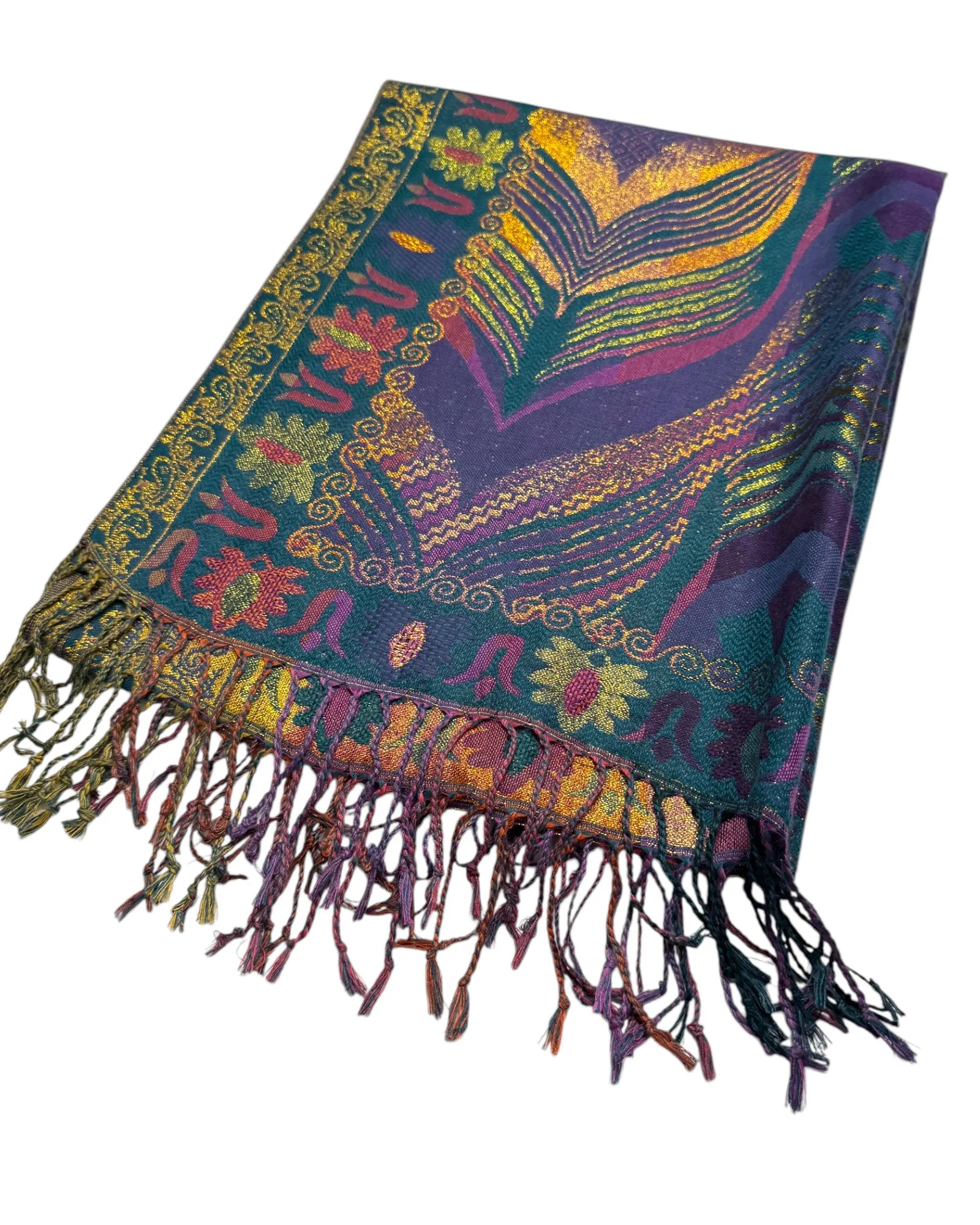 Mystic Mirage Reversible Rave Pashmina