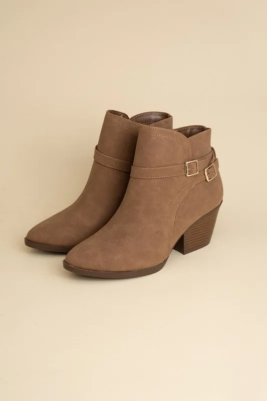 NADINE Ankle Buckle Boots