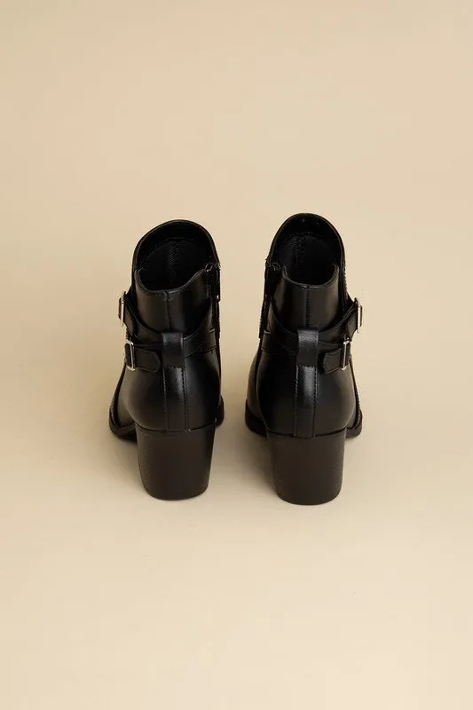 NADINE Ankle Buckle Boots