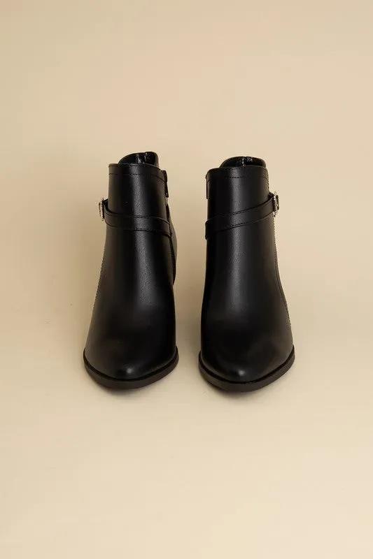 NADINE Ankle Buckle Boots